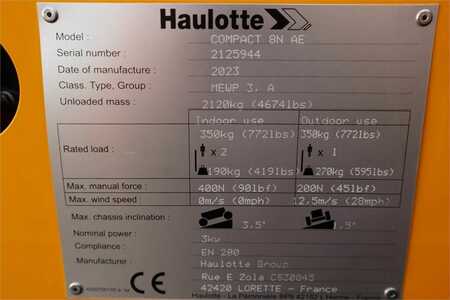 HAULOTTE Compact 8N Valid inspection, *Guarantee! 8m Workin