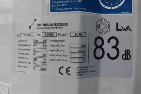 Autohoogwerker  Ruthmann TB270.3 Driving Licence B/3. Volkswagen Crafter TD (6)