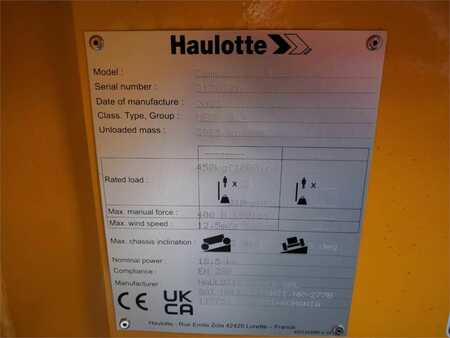 Pracovní plošina s nůžkovým zdvihem  Haulotte COMPACT 12DX Valid Inspection, *Guarantee! Diesel, (13)
