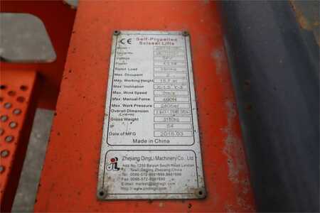 Schaarhoogwerker  Dingli JCPT1612DC Guarantee! Electric, 16m Working Heigh (10)