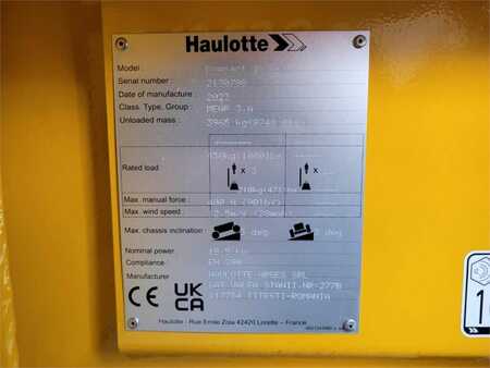 Scherenarbeitsbühne  Haulotte COMPACT 12DX Valid Inspection, *Guarantee! Diesel, (10)
