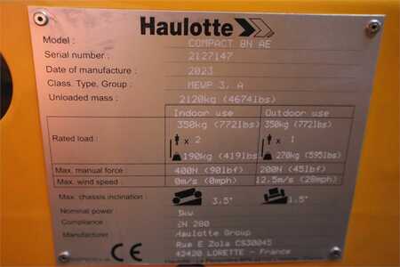 Scherenarbeitsbühne  Haulotte Compact 8N Valid inspection, *Guarantee! 8m Workin (16)