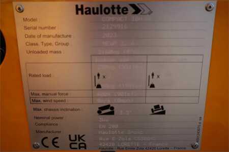 Pracovní plošina s nůžkovým zdvihem  Haulotte COMPACT 10N Valid inspection, *Guarantee! 10m Wor (13)