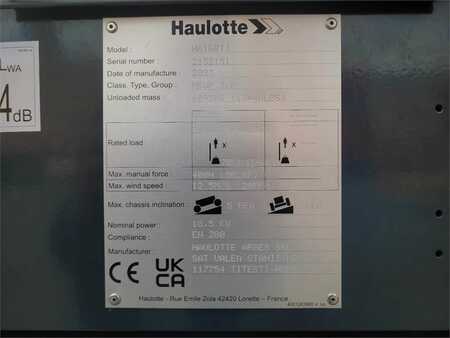 Kloubová pracovní plošina  Haulotte HA16RTJ Valid Inspection, *Guarantee! Diesel, 4x4x (6)