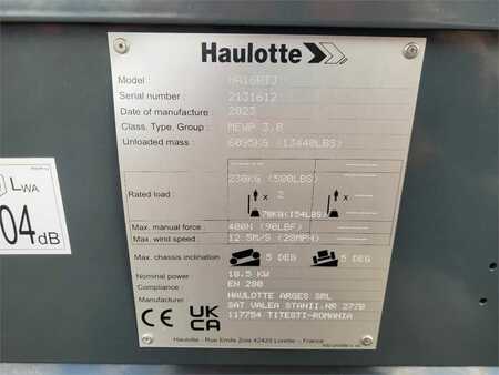 Kloubová pracovní plošina  Haulotte HA16RTJ Valid Inspection, *Guarantee! Diesel, 4x4 (15)