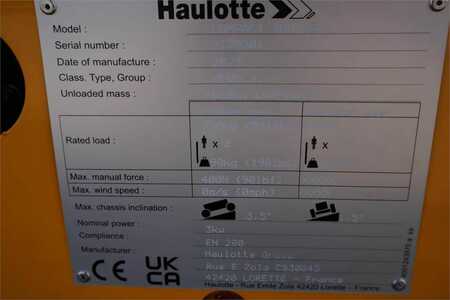 Pracovní plošina s nůžkovým zdvihem  Haulotte COMPACT 10N Valid inspection, *Guarantee! 10m Wor (13)