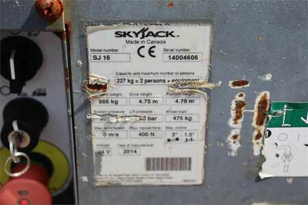 Kloubová pracovní plošina  Skyjack SJ16 Electric, 6,75m Working Height, 227kg Capacit (7)