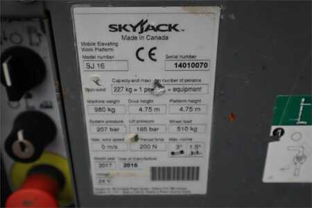 Podnośnik przegubowy  Skyjack SJ16 Electric, 6,75m Working Height, 227kg Capacit (13)