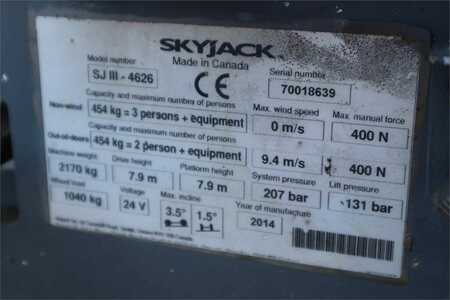 Saxliftar  Skyjack SJ4626 Electric, 10m Working Height, 454kg Capacit (7)