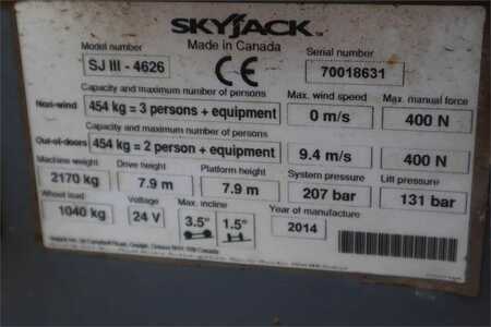 Piattaforme aeree a pantografo  Skyjack SJ4626 Electric, 10m Working Height, 454kg Capacit (7)