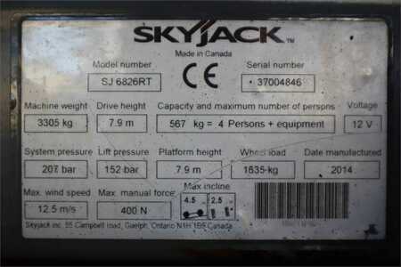 Nacelle à ciseaux  Skyjack SJ6826 Diesel, 4x4 Drive, 10m Working Height, 567k (7)