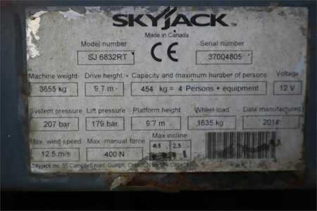 Pracovní plošina s nůžkovým zdvihem  Skyjack SJ6832 Diesel, 4x4 Drive, 11.6m Working Height, 45 (14)