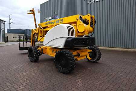 Articulating boom  Niftylift HR21D 4x4 Electric, 4x2 Drive, 17m Working Height, (8)