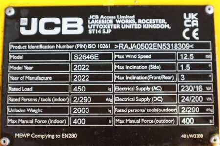 Saksinostimet  JCB S2646E Valid inspection, *Guarantee! New And Avail (11)
