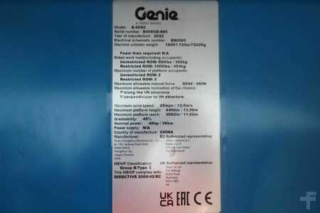 Teleszkópemelvény  Genie S45XC Valid Inspection, *Guarantee! Diesel, 4x4 Dr (6)