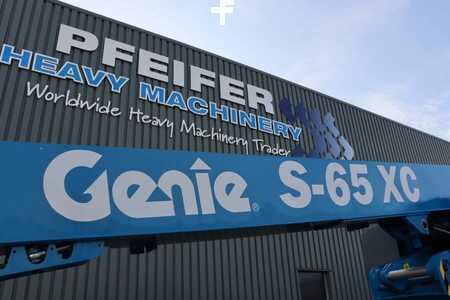 Telescopic Boom  Genie S65XC Valid inspection, *Guarantee! Diesel, 4x4 Dr (11)