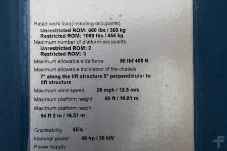 Teleskop platform  Genie S65XC Valid inspection, *Guarantee! Diesel, 4x4 Dr (7)