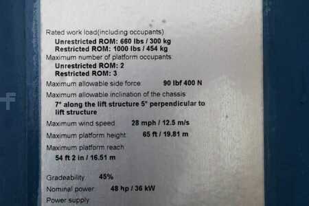 Plataforma Telescópica  Genie S65XC Valid inspection, *Guarantee! Diesel, 4x4 Dr (7)