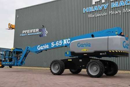 Telescopic Boom  Genie S65XC Valid inspection, *Guarantee! Diesel, 4x4 Dr (8)