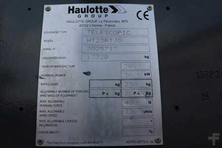 Teleskopická plošina  Haulotte HT23RTJ O Valid inspection, *Guarantee! 4x4 Drive, (6)