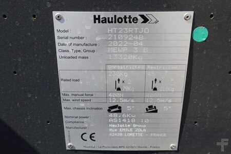 Plataforma telescópica  Haulotte HT23RTJ O Valid Inspection, *Guarantee! Diesel, 4x (6)