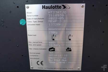 Teleskoperbar bom  Haulotte HT23RTJ O Valid Inspection, *Guarantee! Diesel, 4x (6)
