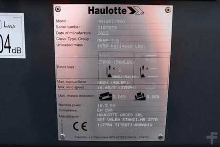 Kloubová pracovní plošina  Haulotte HA16RTJ Pro NEW, Valid inspection, *Guarantee! Die (7)