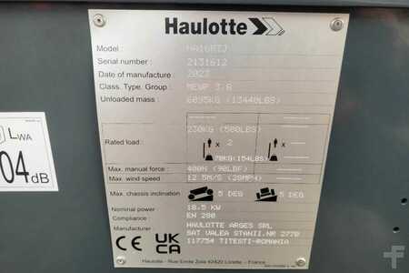 Kloubová pracovní plošina  Haulotte HA16RTJ Valid Inspection, *Guarantee! Diesel, 4x4 (15)