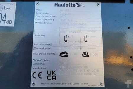Led arbejdsplatform  Haulotte HA16RTJ Valid Inspection, *Guarantee! Diesel, 4x4 (13)