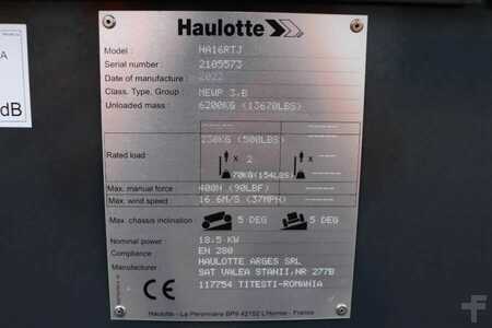 Plataformas articuladas  Haulotte HA16RTJ Valid Inspection, *Guarantee! Diesel, 4x4 (6)