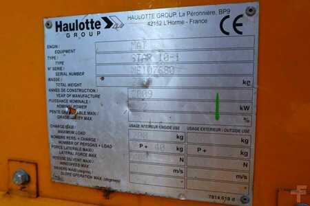 Nacelle articulée  Haulotte STAR 10 Electric, 10m Working Height, 3m Reach, 20 (7)