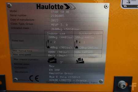 Led arbejdsplatform  Haulotte Star 10AC Valid Inspection, *Guarantee! Electric, (7)