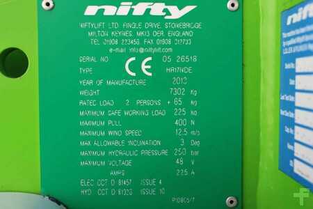 Nacelle articulée  Niftylift HR17NDE HYBRIDE Valid inspection, *Guarantee! Hybr (18)