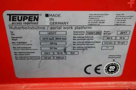 Podnośnik przegubowy  Teupen LEO 31T Valid inspection, *Guarantee! 230 V Electr (6)