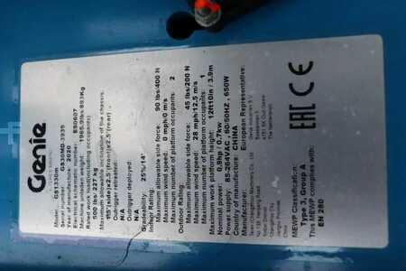 Pracovní plošina s nůžkovým zdvihem - Genie GS1330M All-Electric DC Drive, 5.9m Working Height (8)