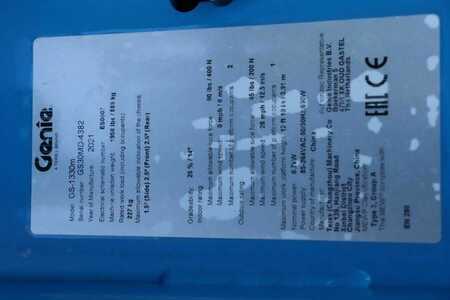 Pracovní plošina s nůžkovým zdvihem - Genie GS1330M Valid inspection, *Guarantee! All-Electric (7)