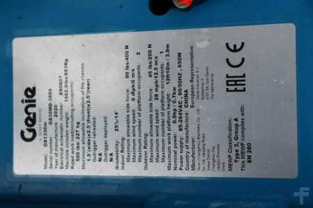 Pracovní plošina s nůžkovým zdvihem - Genie GS1330M Valid inspection, *Guarantee! All-Electric (6)