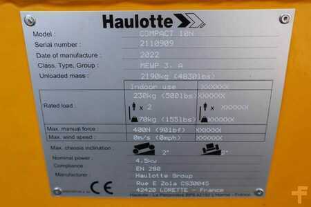 Ollós munka emelvény  Haulotte Compact 10N Valid Iinspection, *Guarantee! 10m Wor (6)