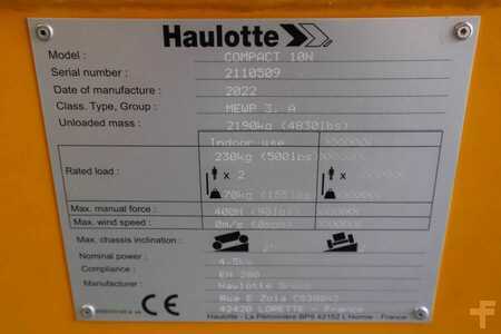 Nacelle à ciseaux  Haulotte Compact 10N Valid Iinspection, *Guarantee! 10m Wor (6)