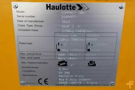 Plataforma Tijera  Haulotte Compact 10N Valid Iinspection, *Guarantee! 10m Wor (7)