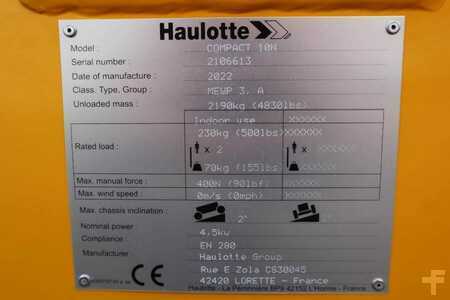 Scissor lift  Haulotte Compact 10N Valid Inspection, *Guarantee! 10m Work (7)