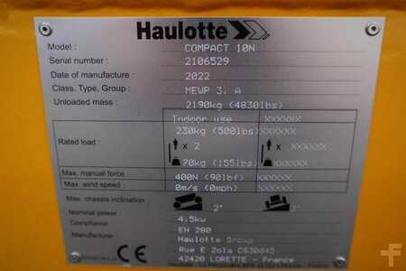 Plataforma Tijera  Haulotte Compact 10N Valid Inspection, *Guarantee! 10m Work (7)