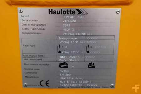 Ollós munka emelvény  Haulotte Compact 10N Valid Inspection, *Guarantee! 10m Work (6)