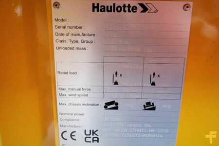 Pracovní plošina s nůžkovým zdvihem  Haulotte Compact 12DX Valid Inspection, *Guarantee! Diesel, (6)