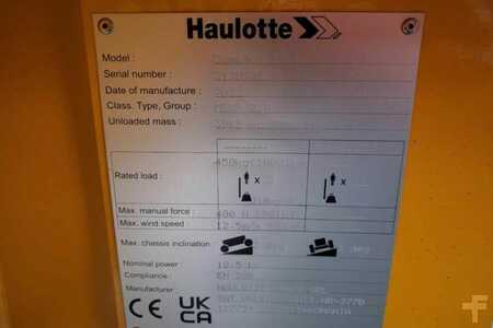 Pracovní plošina s nůžkovým zdvihem  Haulotte Compact 12DX Valid Inspection, *Guarantee! Diesel, (13)