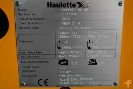 Pracovní plošina s nůžkovým zdvihem  Haulotte Compact 8N Valid inspection, *Guarantee! 8m Workin (16)