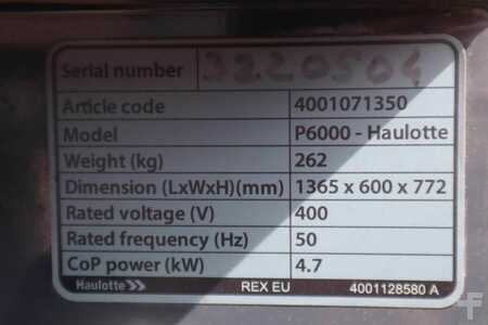 Scissor lift  Haulotte HS15EPRO Valid Inspection, *Guarantee! Full Electr (14)