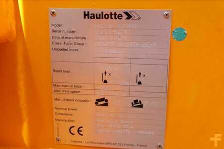 Pracovní plošina s nůžkovým zdvihem  Haulotte HS18EPRO Valid Inspection, *Guarantee! Full Electr (7)