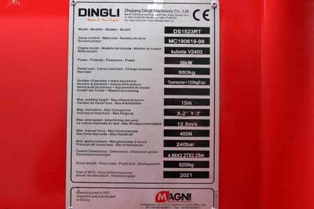 Sakse arbejds platform  Magni DS1523RT New And Available Directly From Stock, Di (6)