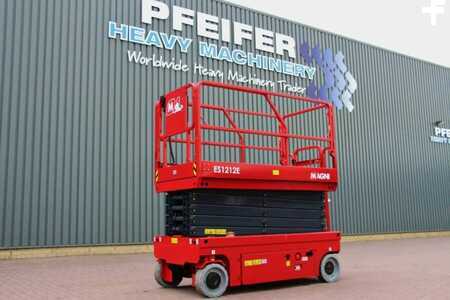 Scissor lift  Magni ES1212E Electric, 12m Working Height, 320kg Capaci (1)